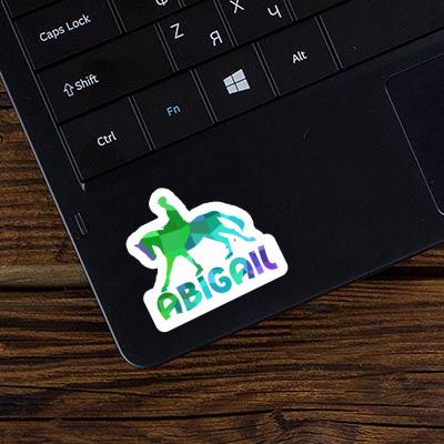 Abigail Sticker Horse Rider Laptop Image