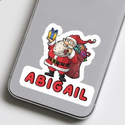 Sticker Abigail Santa Claus Notebook Image