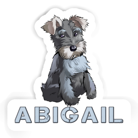 Schnauzer Autocollant Abigail Image