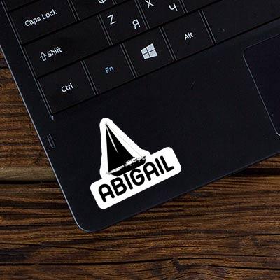 Abigail Sticker Sailboat Laptop Image