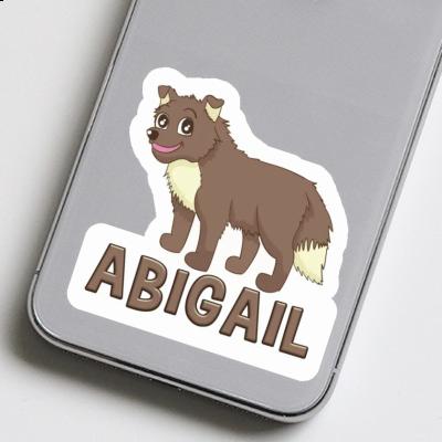 Autocollant Abigail Chien de berger Laptop Image