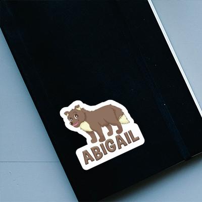 Sticker Abigail Dog Laptop Image