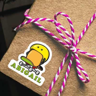 Sticker Abigail Skateboard Egg Laptop Image