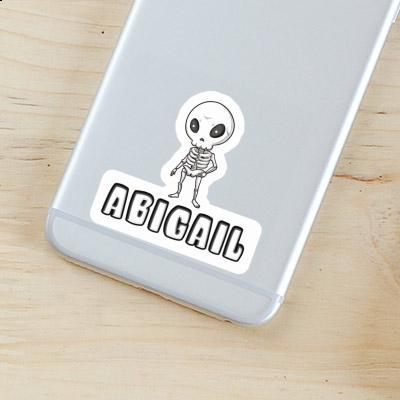 Abigail Sticker Alien Notebook Image