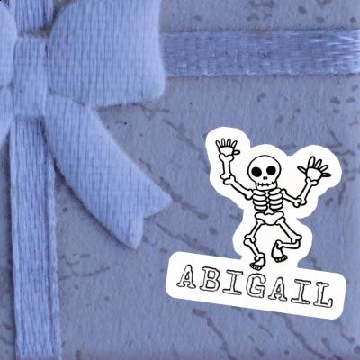 Sticker Abigail Skeleton Laptop Image