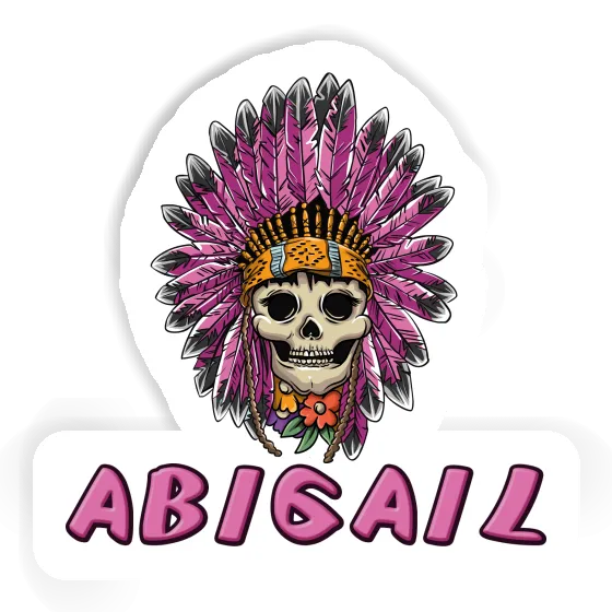 Abigail Sticker Womens Skull Notebook Image