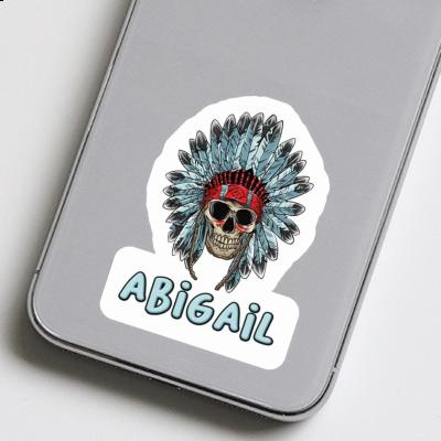 Totenkopf Aufkleber Abigail Laptop Image