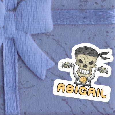 Abigail Sticker Motorcycle Rider Image