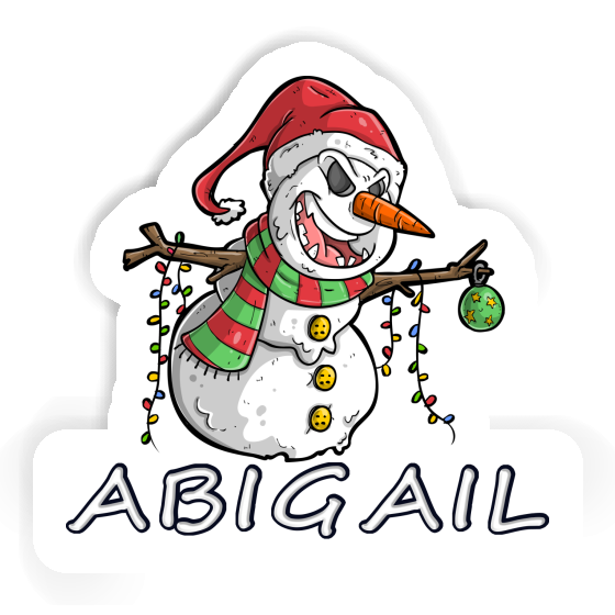 Sticker Bad Snowman Abigail Laptop Image