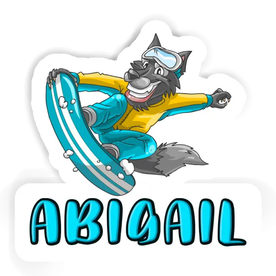 Aufkleber Boarder Abigail Laptop Image