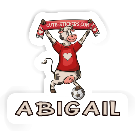 Abigail Sticker Cow Laptop Image