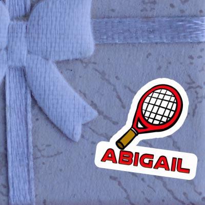 Tennisschläger Aufkleber Abigail Image