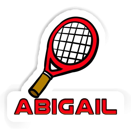 Tennisschläger Aufkleber Abigail Laptop Image