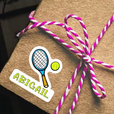 Abigail Sticker Tennis Racket Laptop Image