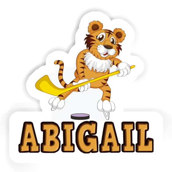 Abigail Sticker Hockey Player Image