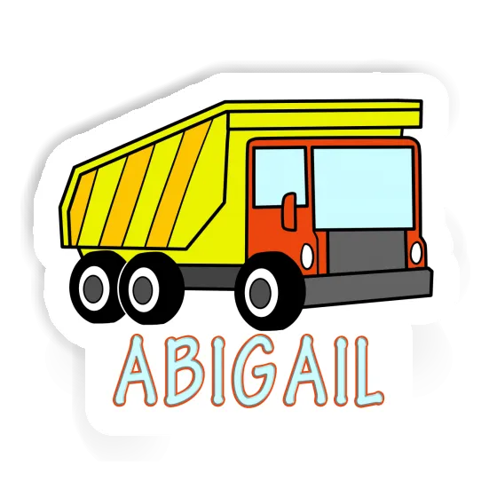 Dump Truck Sticker Abigail Gift package Image