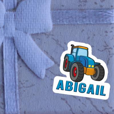 Autocollant Abigail Tracteur Notebook Image