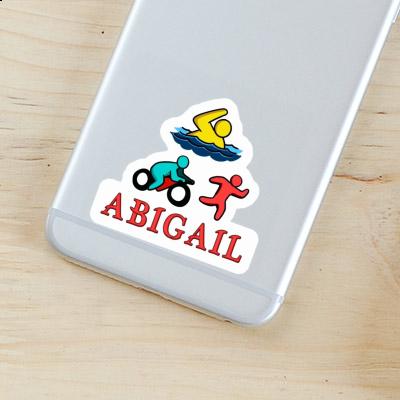 Sticker Abigail Triathlet Laptop Image