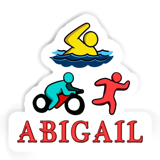 Sticker Abigail Triathlete Laptop Image