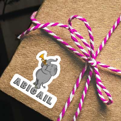 Sticker Abigail Trumpet Elephant Gift package Image