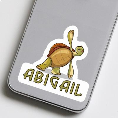 Sticker Yoga Turtle Abigail Notebook Image