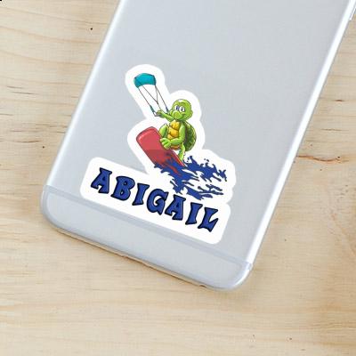 Kitesurfer Sticker Abigail Laptop Image