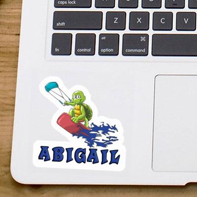 Kitesurfer Sticker Abigail Laptop Image