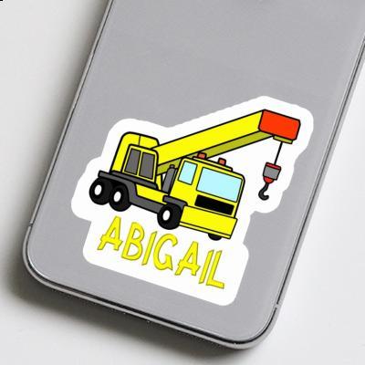 Sticker Truck crane Abigail Gift package Image