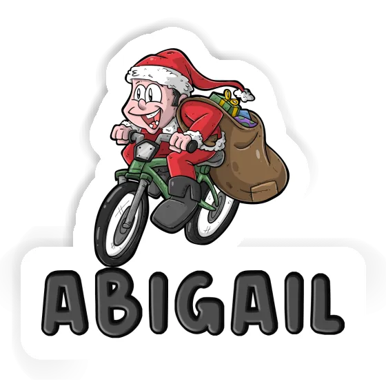 Abigail Sticker Bicycle Rider Laptop Image