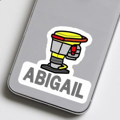 Sticker Abigail Vibratory tamper Notebook Image