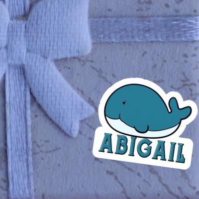 Whale Fish Sticker Abigail Image