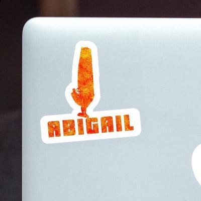 Windsurfer Sticker Abigail Notebook Image