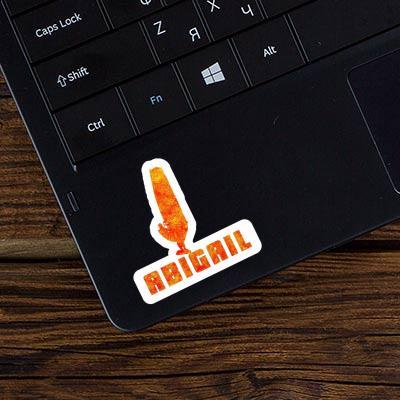 Windsurfer Sticker Abigail Laptop Image