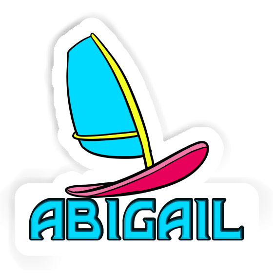 Sticker Windsurf Board Abigail Laptop Image