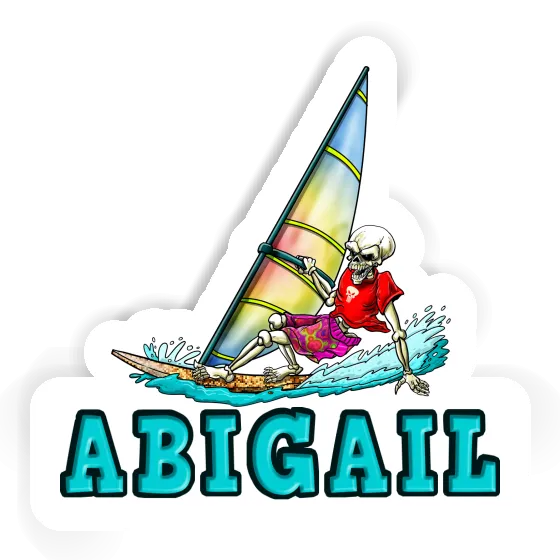 Abigail Sticker Windsurfer Laptop Image