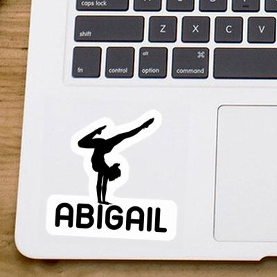 Sticker Yoga Woman Abigail Notebook Image