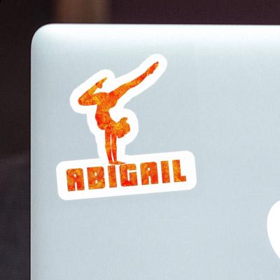 Abigail Sticker Yoga Woman Image