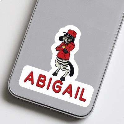 Autocollant Abigail Zebra Image