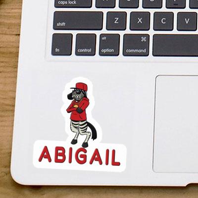 Abigail Sticker Zebra Image