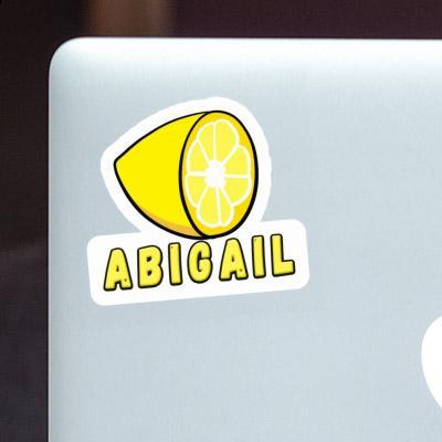 Abigail Autocollant Citron Image