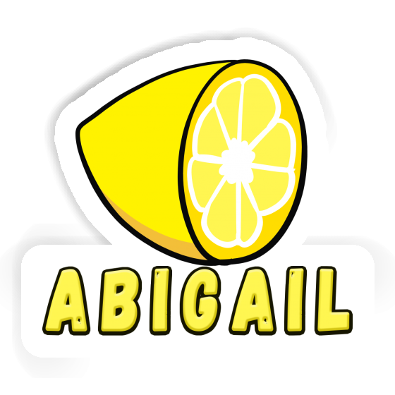 Abigail Autocollant Citron Gift package Image