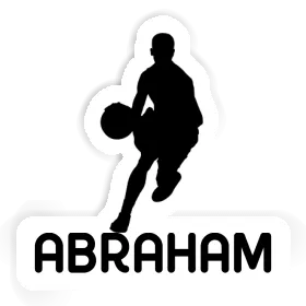 Basketballspieler Aufkleber Abraham Image