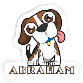 Autocollant Beagle Abraham Image