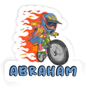 Abraham Autocollant Vététiste Image