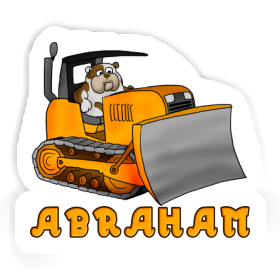 Abraham Autocollant Bulldozer Image