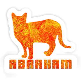 Chat Autocollant Abraham Image