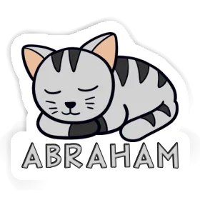 Abraham Autocollant Chat Image