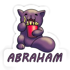 Autocollant Chat-frites Abraham Image