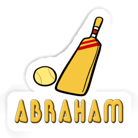 Abraham Sticker Kricketschläger Image