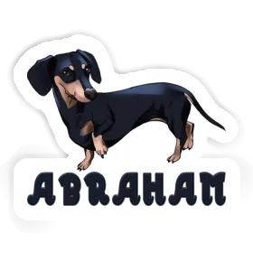 Autocollant Abraham Teckel Image